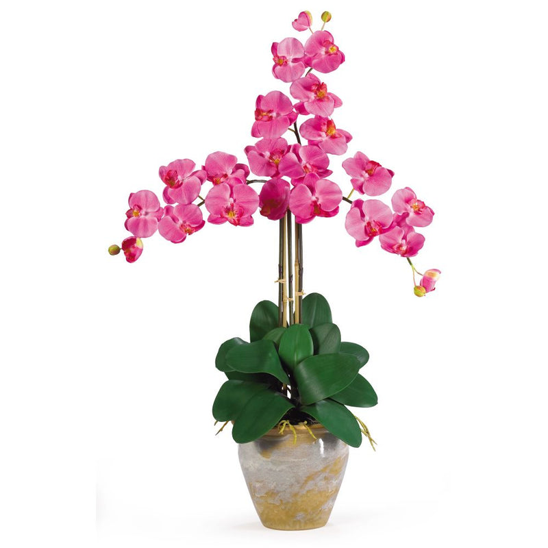 Triple Stem Phalaenopsis Silk Orchid Arrangement Default Title