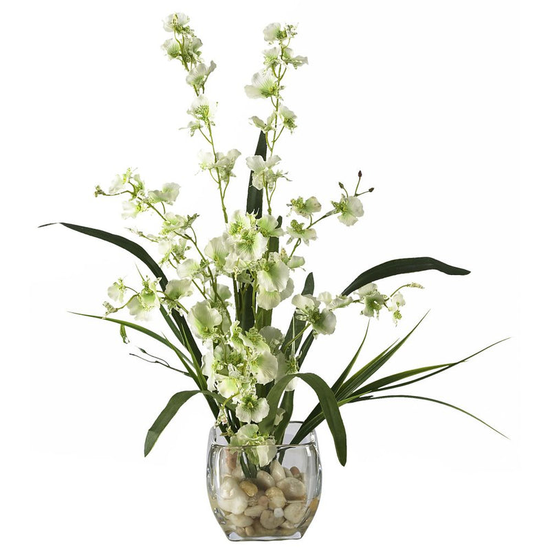 Dancing Lady Orchid Liquid Illusion Silk Flower Arrangement Default Title