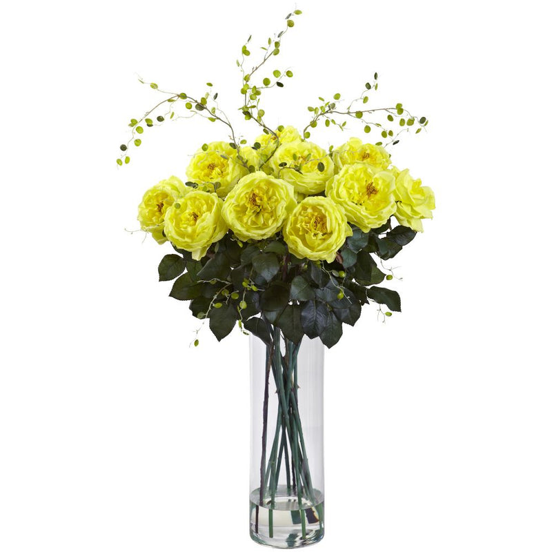 Giant Fancy Rose & Willow Arrangement Default Title