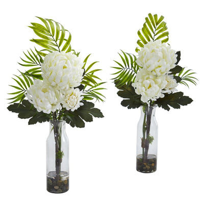 Tropical Mum Artificial Arrangement (Set of 2) Default Title