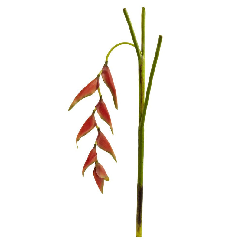 31’’ Hanging Heliconia Artificial Flower (Set of 4) Default Title