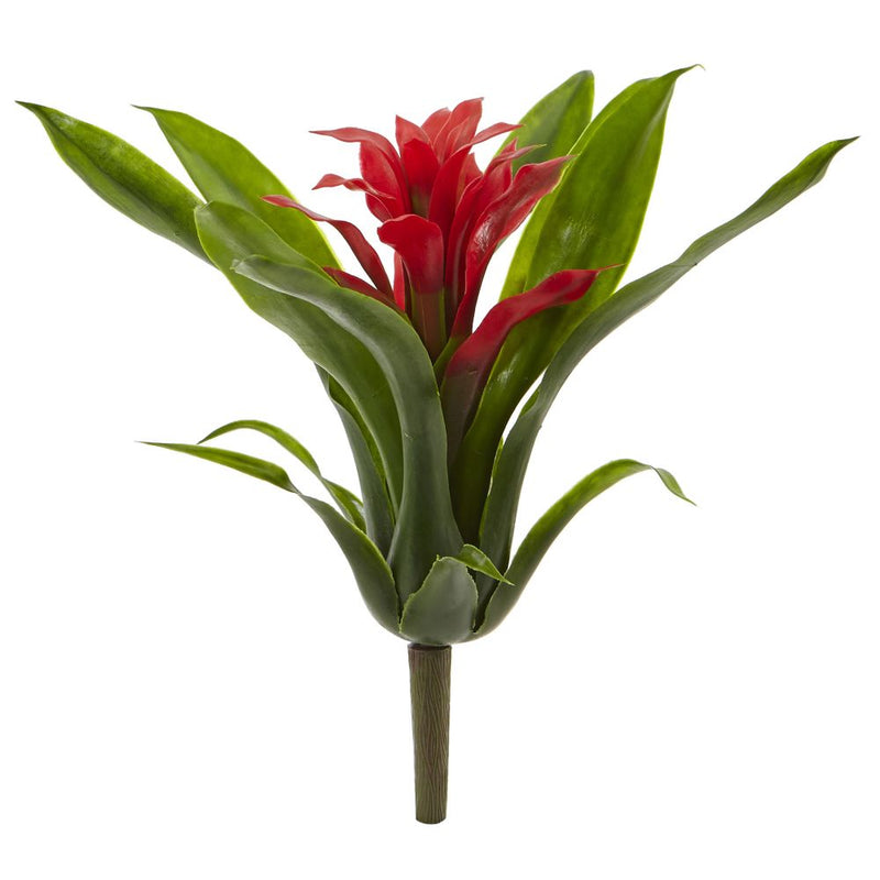 10" Bromeliad Artificial Flower (Set of 6) Default Title