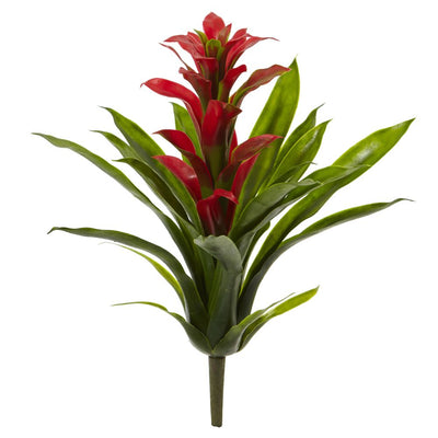 15” Bromeliad Artificial Flower (Set of 4) Default Title