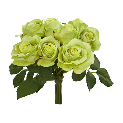 Rose Bush Artificial Flower (Set of 2) Default Title