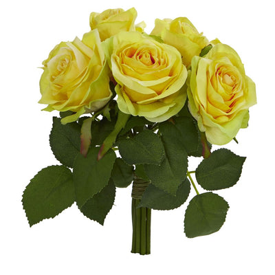 Rose Bush Artificial Flower (Set of 2) Default Title