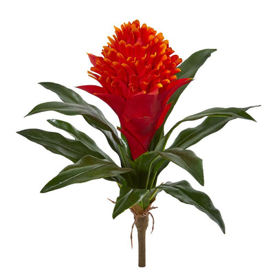 14” Bromeliad Artificial Flower (Set of 8) Default Title