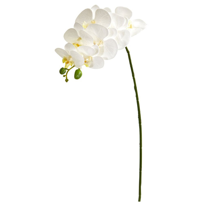 28” Orchid Phalaenopsis Artificial Flower Stem (Set of 6) Default Title