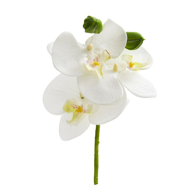 9” Phalaenopsis Orchid Artificial Flower Pick (Set of 12) Default Title