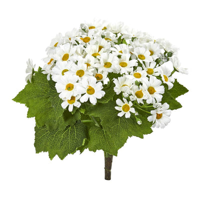 Daisy Bush Artificial Flower (Set of 6) Default Title