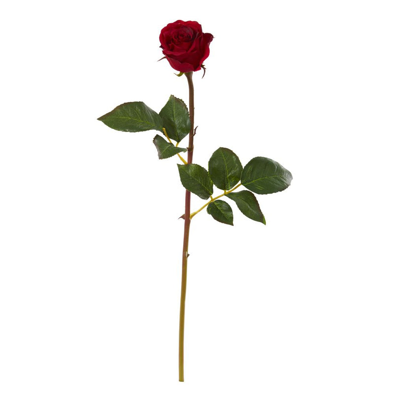 20” Rose Bud Artificial Flower (Set of 12) Default Title