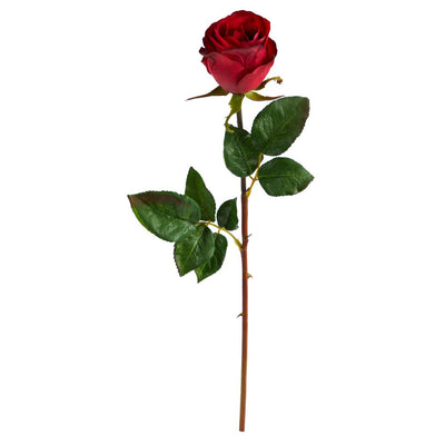 21” Rose Bud Artificial Flower (Set of 6) Default Title