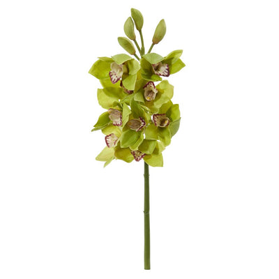 20” Cymbidium Orchid Artificial Flower (Set of 4) Default Title