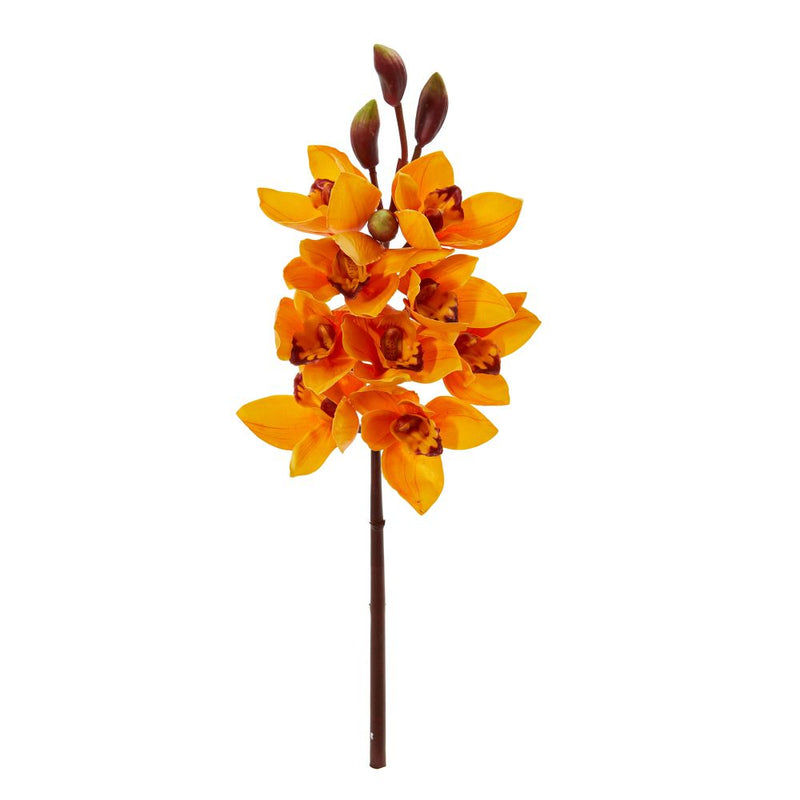 20” Cymbidium Orchid Artificial Flower (Set of 4) Default Title