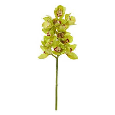 23” Cymbidium Orchid Artificial Flower (Set of 3) Default Title