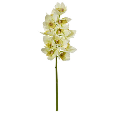 23” Cymbidium Orchid Artificial Flower (Set of 3) Default Title