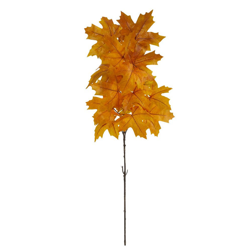 38” Autumn Maple Leaf Artificial Flower (Set of 6) Default Title