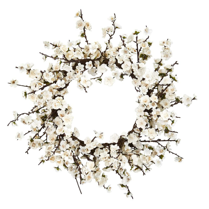 24" Plum Blossom Wreath Default Title