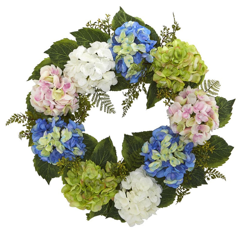 24” Hydrangea Wreath Default Title