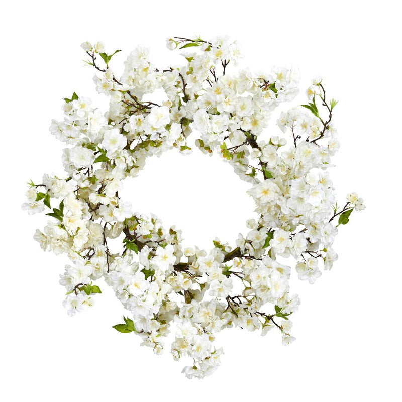 24" Cherry Blossom Wreath Default Title