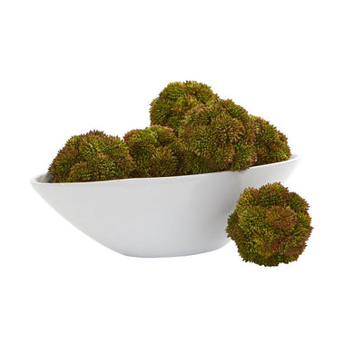 4” Sedum Artificial Succulent Artificial Spheres (Set of 6) Default Title