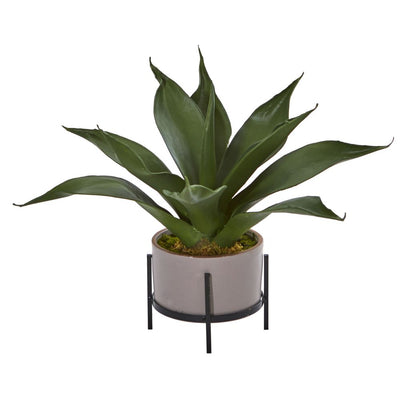 14” Agave Succulent in Decorative Planter Default Title