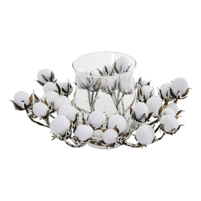 Cotton Artificial Arrangement Candelabrum Default Title