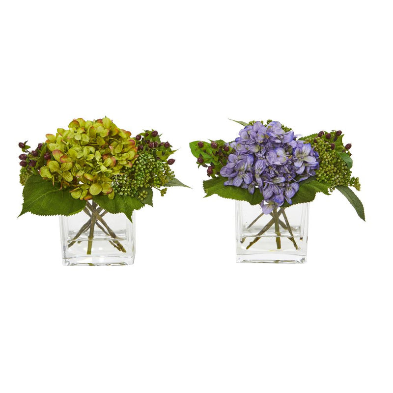 Hydrangea Artificial Arrangement (Set of 2) Default Title