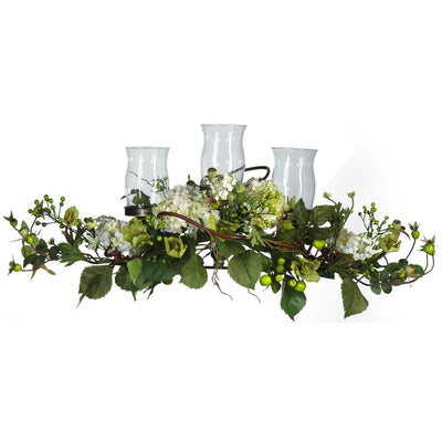 Hydrangea Triple Candleabrum Centerpiece Default Title