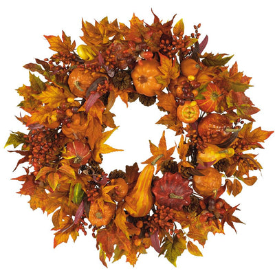 28" Harvest Wreath Default Title