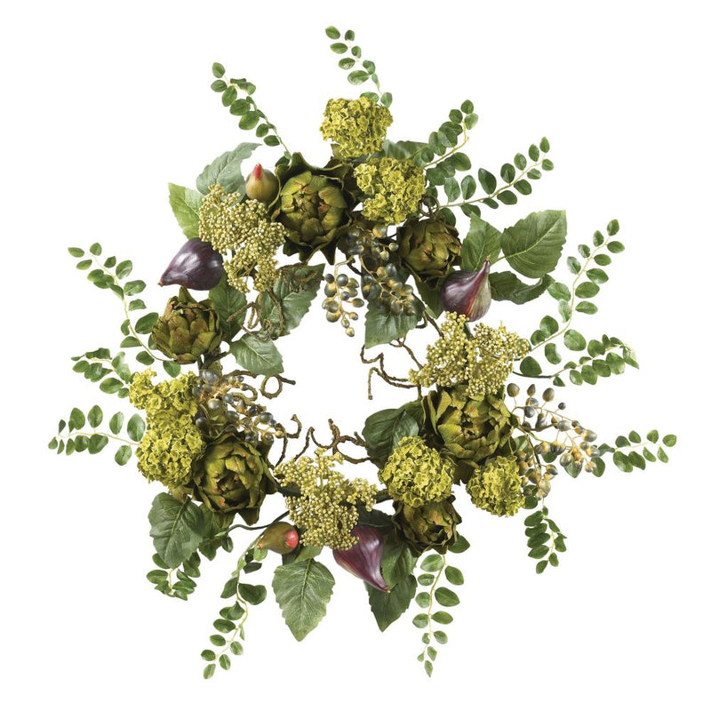 20" Artichoke Floral Wreath Default Title