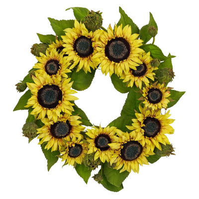 22" Sunflower Wreath Default Title