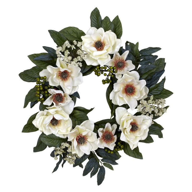 22" Magnolia Wreath Default Title