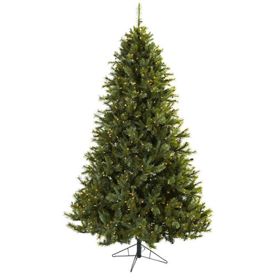 7.5' Majestic Multi-Pine Christmas Tree w/Clear Lights Default Title