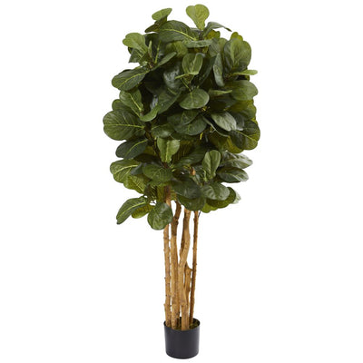 5' Fiddle Leaf Fig Artificial Tree Default Title