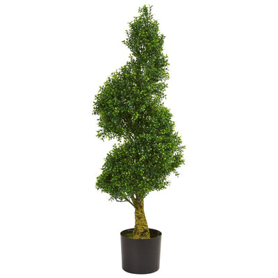 4' Spiral Boxwood Artificial Tree UV Resistant (Indoor/Outdoor) Default Title