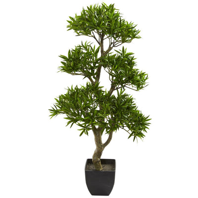 37” Bonsai Styled Podocarpus Artificial Tree Default Title