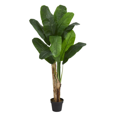 5' Double Stalk Banana Artificial Tree Default Title