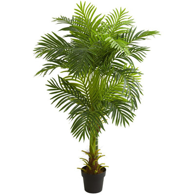 5' Double Stalk Hawaii Palm Artificial Tree Default Title