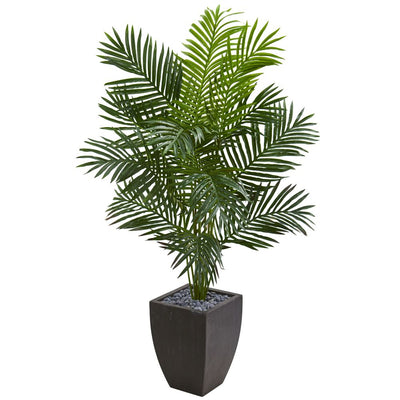 5.5' Paradise Artificial Palm Tree in Black Planter Default Title