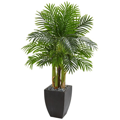 Kentia Palm Artificial Tree in Black Planter Default Title