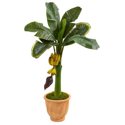 3’ Banana Artificial Tree in Terracotta Planter Default Title