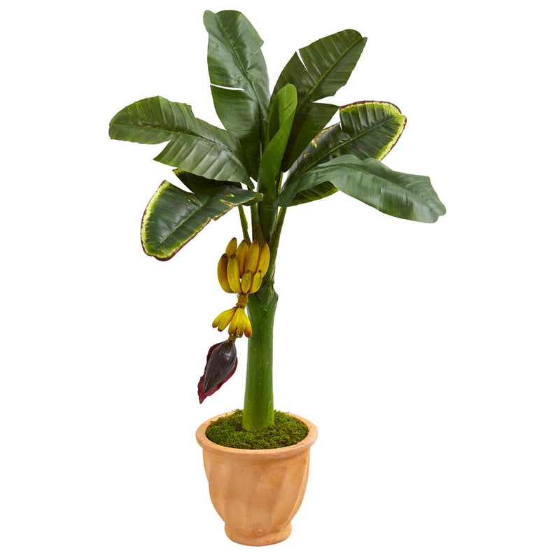 3’ Banana Artificial Tree in Terracotta Planter Default Title