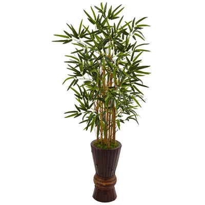 4.5’ Bamboo Tree in Bamboo Planter Default Title