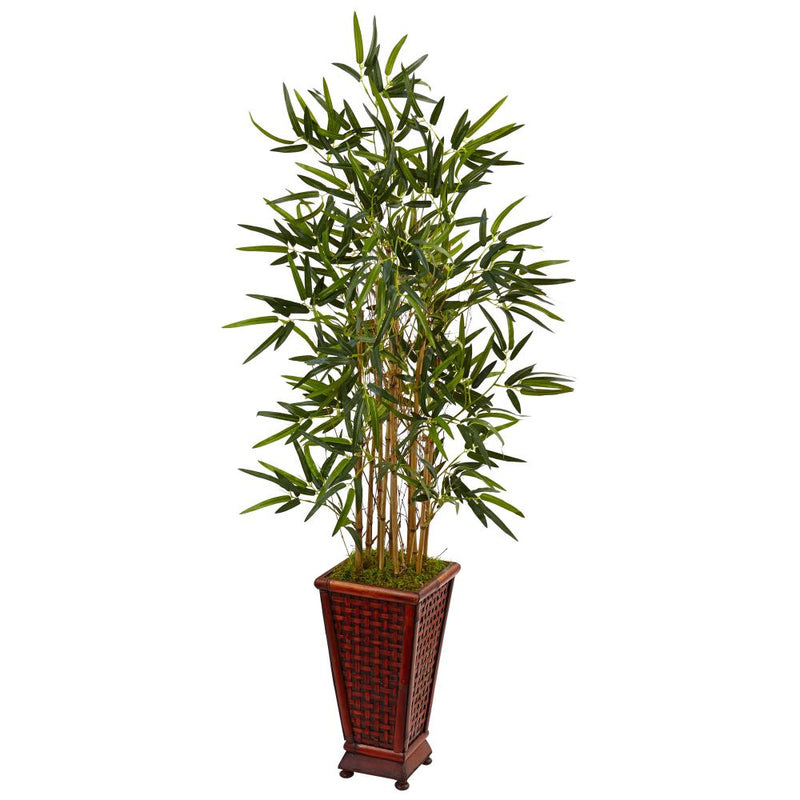 4.5’ Bamboo Tree in Decorative Planter Default Title