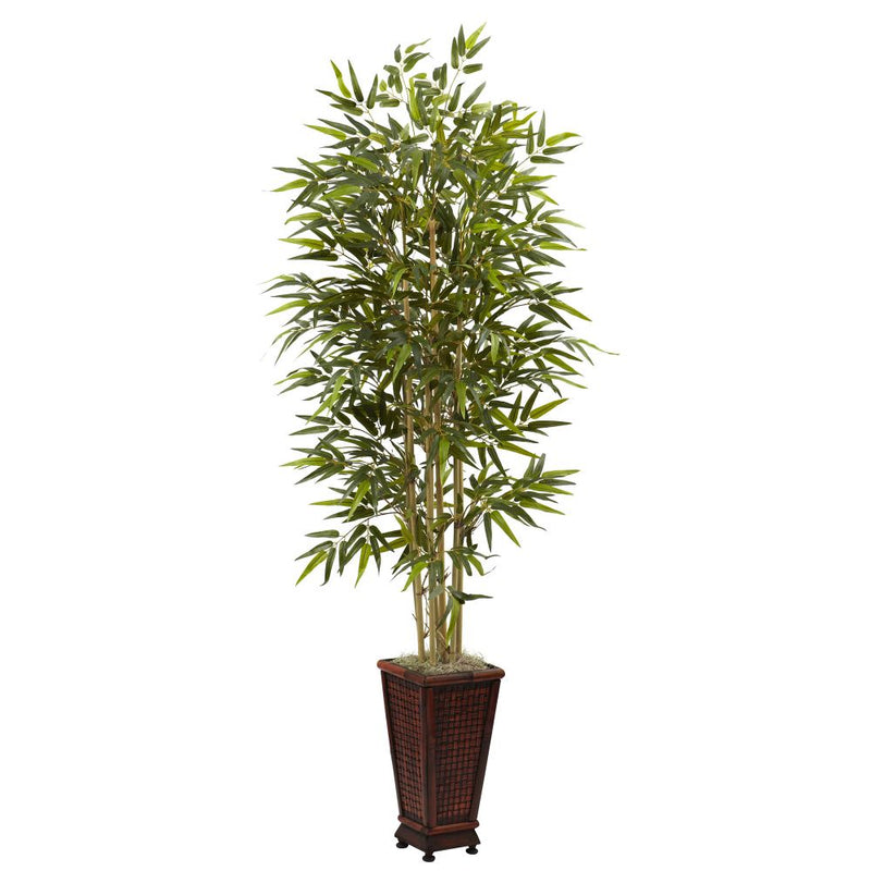 6’ Bamboo Tree w/Decorative Planter Default Title