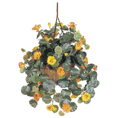 Nasturtium Silk Hanging Basket Default Title