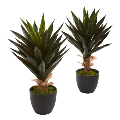 Agave Artificial Plant (Set of 2) Default Title