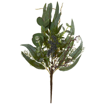 18” Eucalyptus Pick Artificial Plant (Set of 6) Default Title