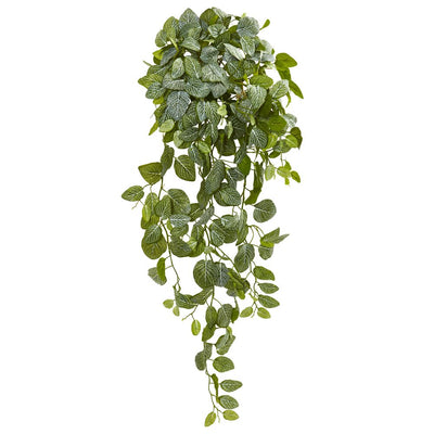 36” Fittonia Hanging Bush Artificial Plant (Set of 2) (Real Touch) Default Title