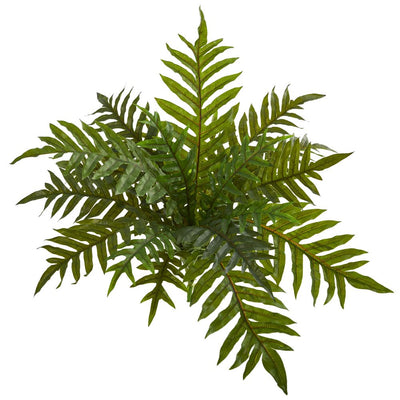 23” Hares Foot Fern Bush Artificial Plant (Set of 3) (Real Touch) Default Title